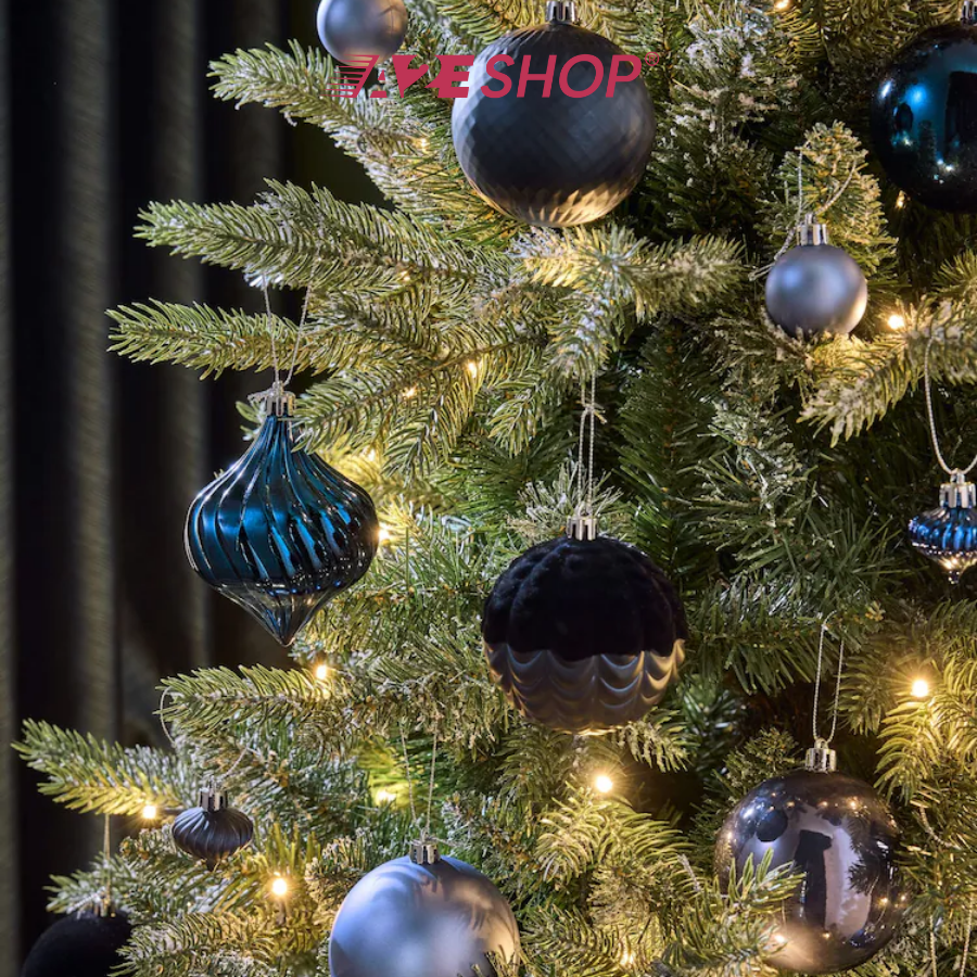 50-Pack Christmas Baubles – Shatterproof Tree Ornaments