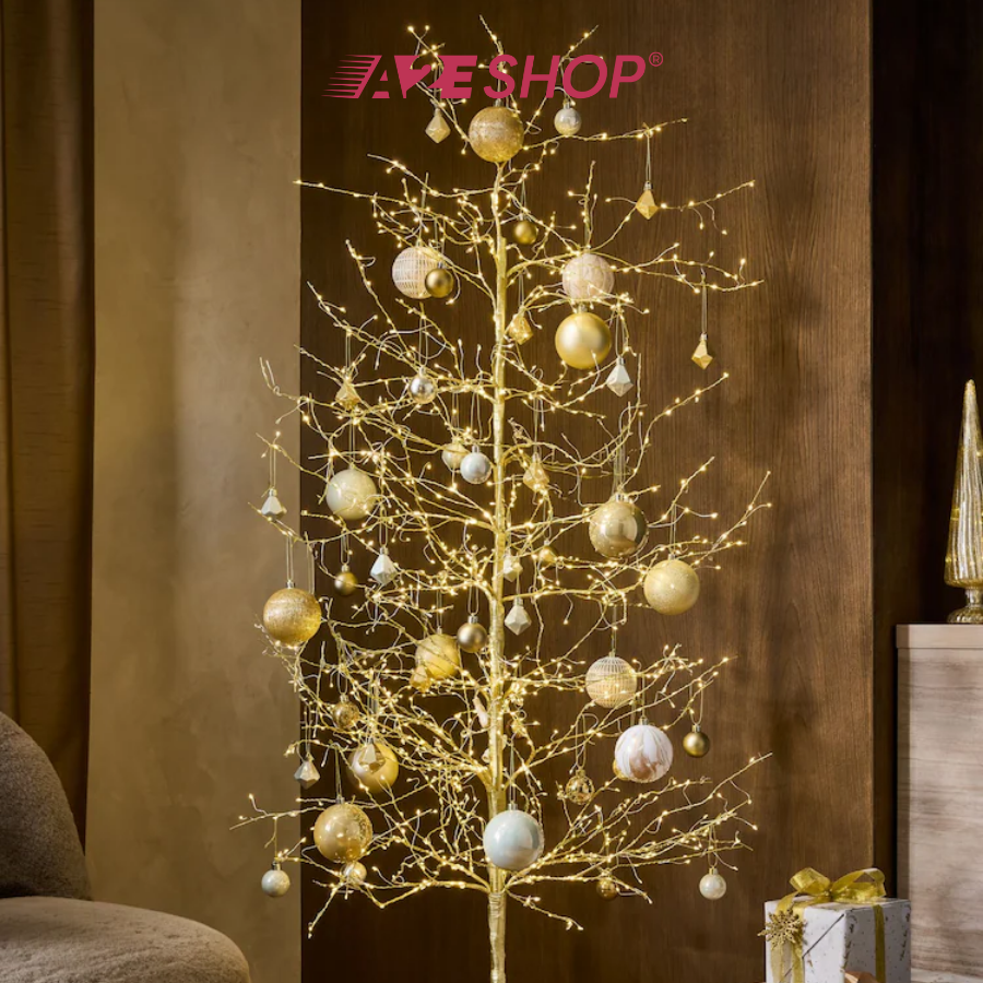 50-Pack Christmas Baubles – Shatterproof Tree Ornaments