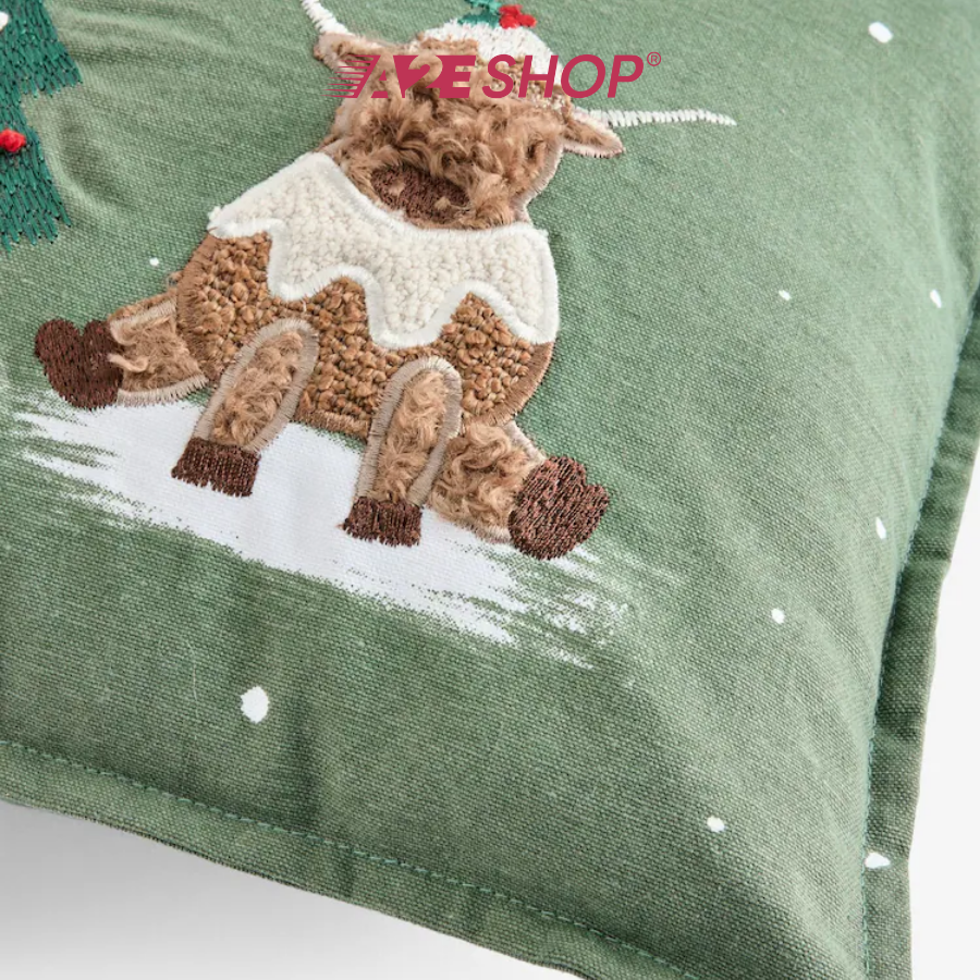 Christmas Hamish Trio Cushion – 50x30cm Decorative Holiday Pillow