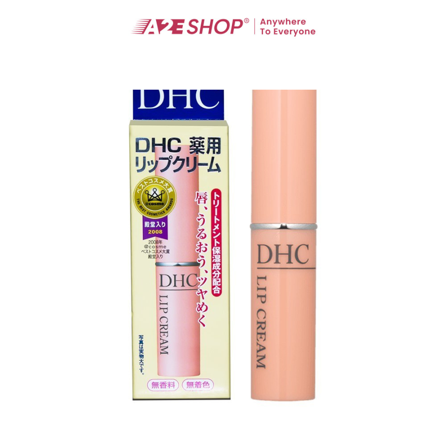 DHC Lip Cream – Colorless Moisturizing Lip Balm (1.5g)