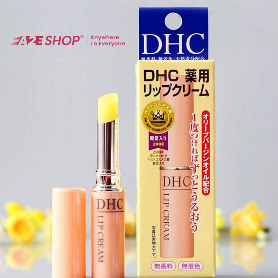 DHC Lip Cream – Colorless Moisturizing Lip Balm (1.5g)