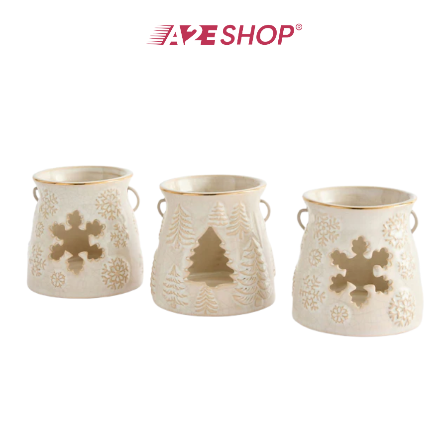 Natural Christmas Lantern Tea Light Holders – Cozy Holiday Home Decor