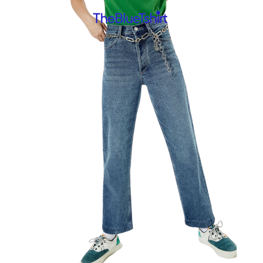 The Blue Tshirt Original Dad Jeans (Light Blue Wash)