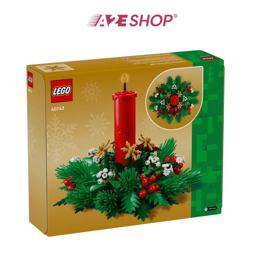 LEGO Christmas Table Decoration – Holiday Candle Set (433 pieces)