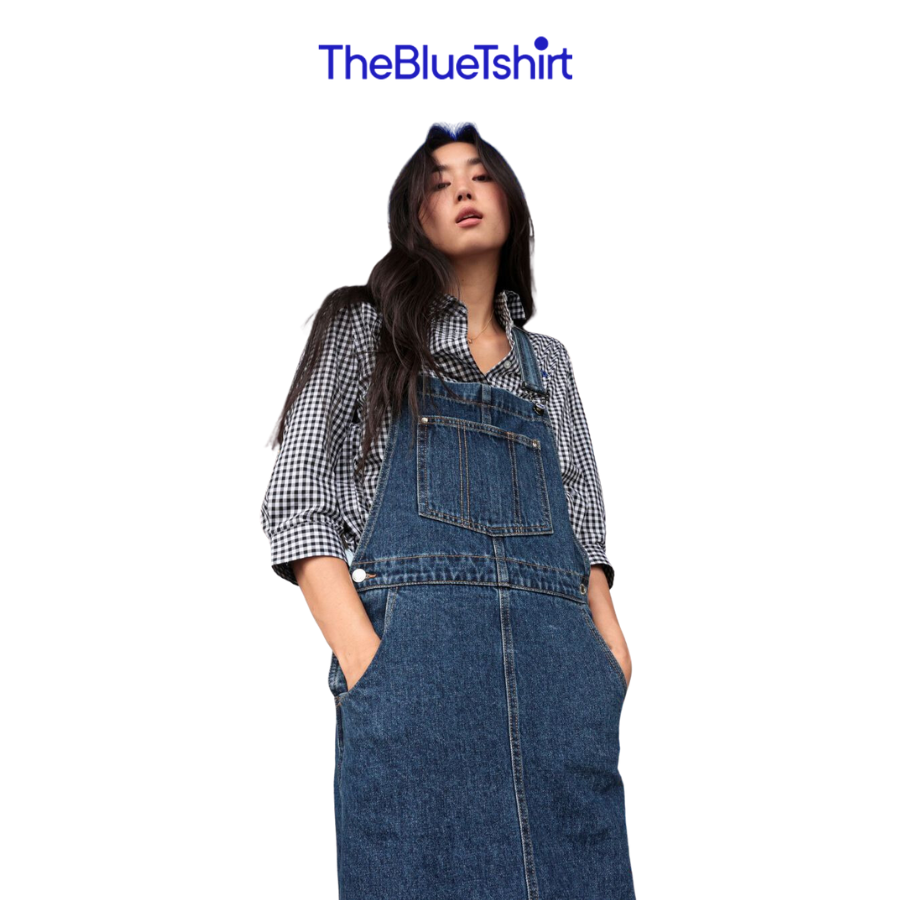 Váy liền quần The Blue Tshirt Miss Overall Dress (OG Blue)