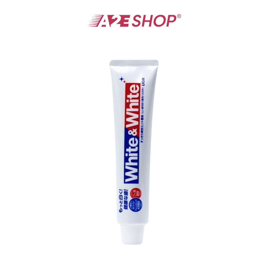 Kem đánh răng làm trắng răng Lion White &amp; White (150g)