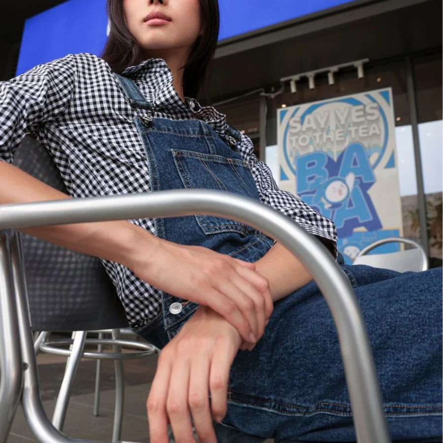 Váy liền quần The Blue Tshirt Miss Overall Dress (OG Blue)