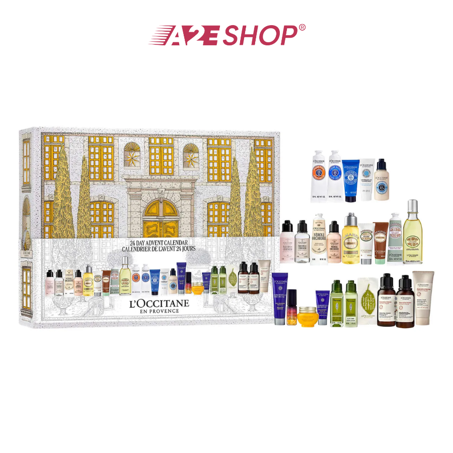 L'Occitane 24-Day Advent Calendar Gift Set – Holiday Skincare Surprise