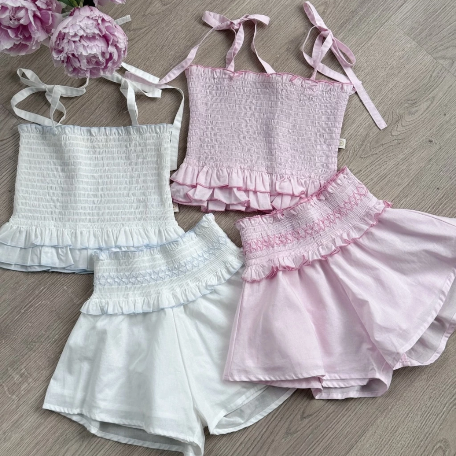 Bộ đồ Lillie &amp; Fairies Sunny Smocked dành cho bé gái