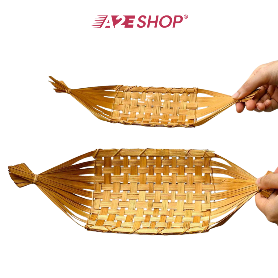 Boat shaped Bamboo Serving Tray