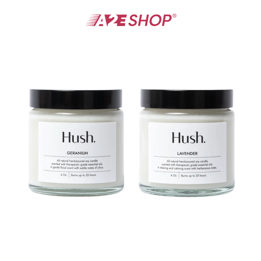 Nến tinh dầu Hush Candle - Hương hoa oải hương và phong lữ