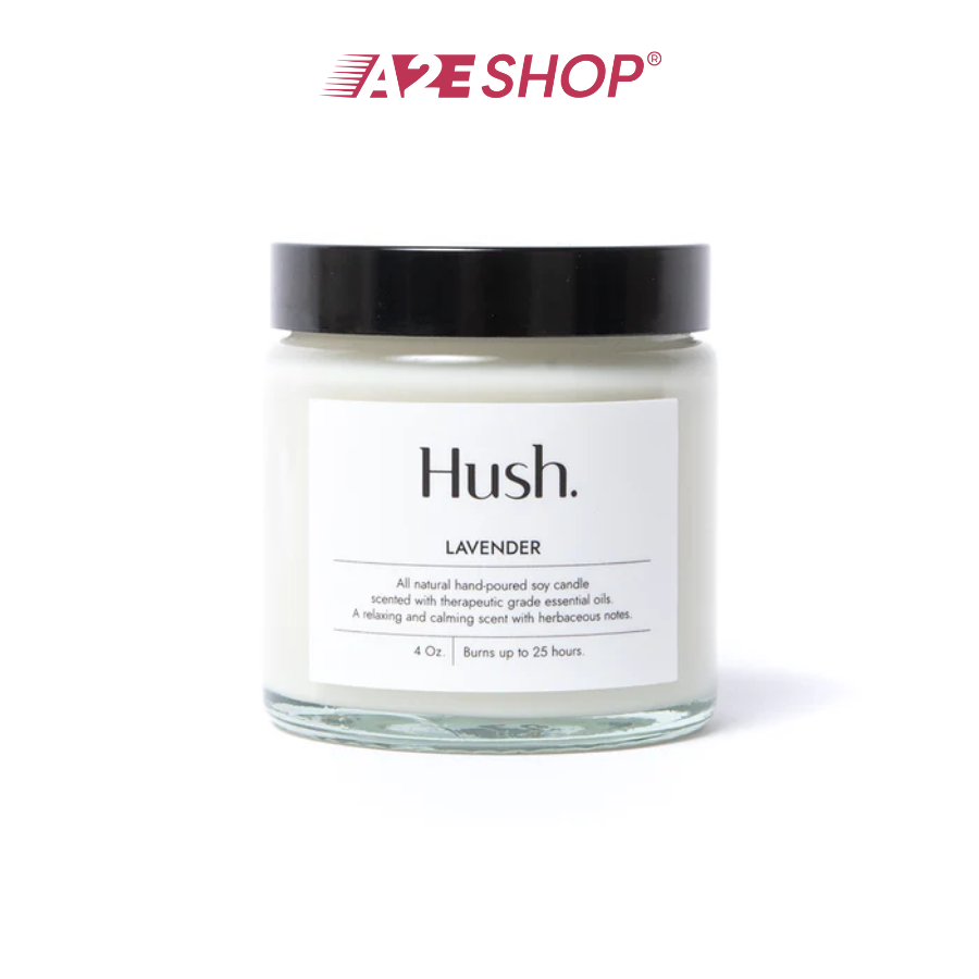 Nến tinh dầu Hush Candle - Hương hoa oải hương và phong lữ