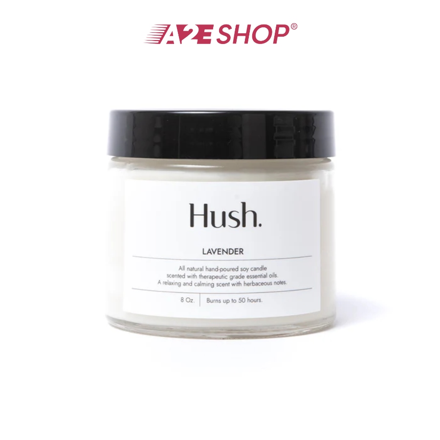 Nến tinh dầu Hush Candle - Hương hoa oải hương và phong lữ