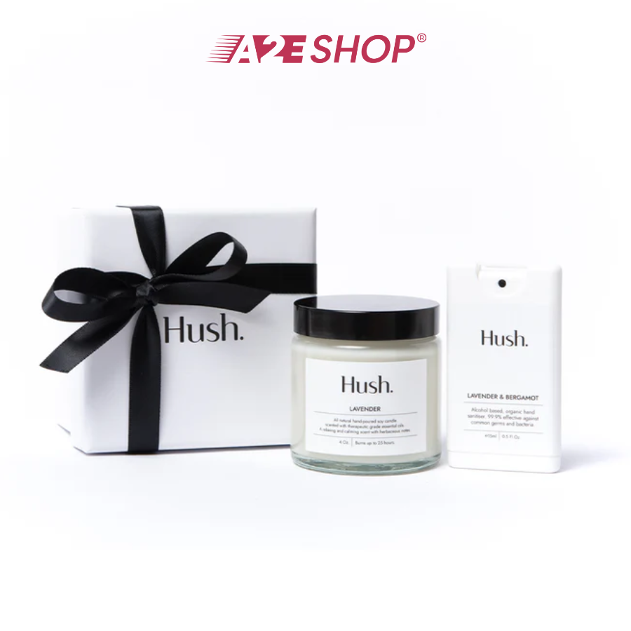 Hush Candle & Sanitiser Gift Bundle