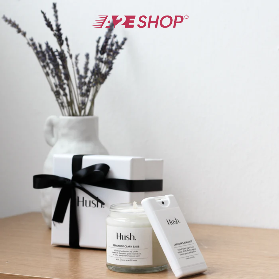 Hush Candle & Sanitiser Gift Bundle