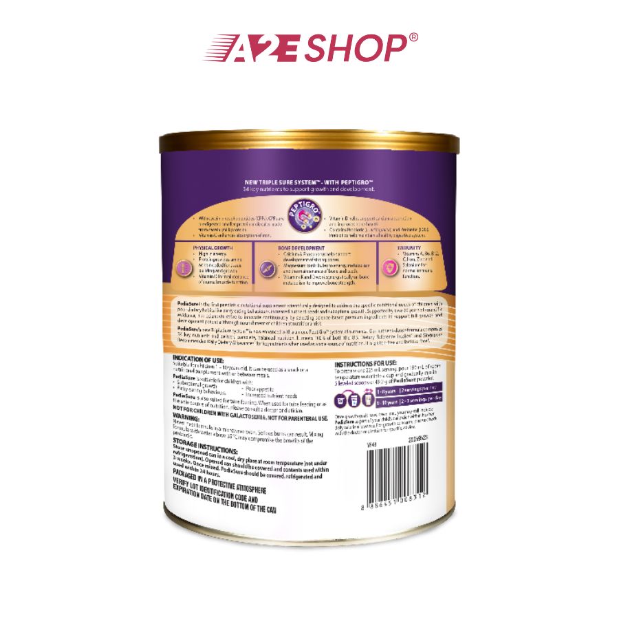 Abbott PediaSure với Peptigro (800g)