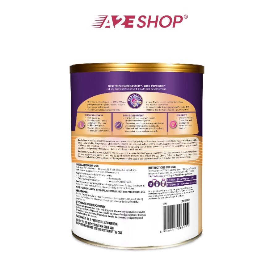 Abbott PediaSure với Peptigro (800g)