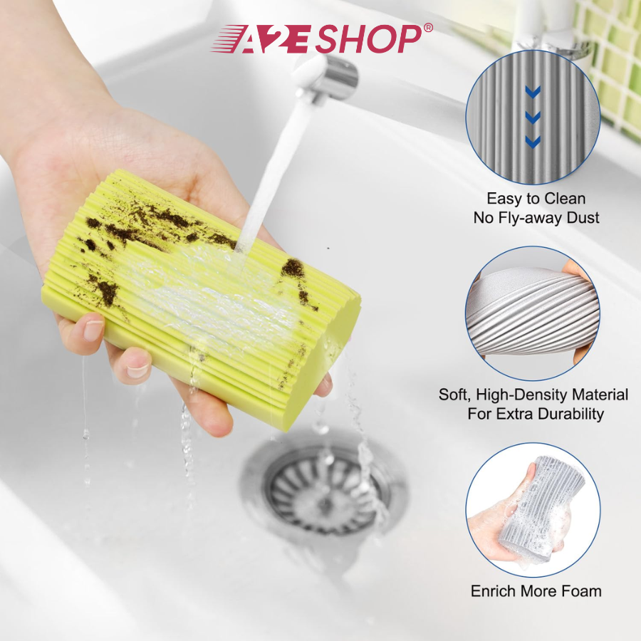 Miếng lau bụi Scrub Daddy – Hút sạch bụi mịn, dễ dàng xả sạch