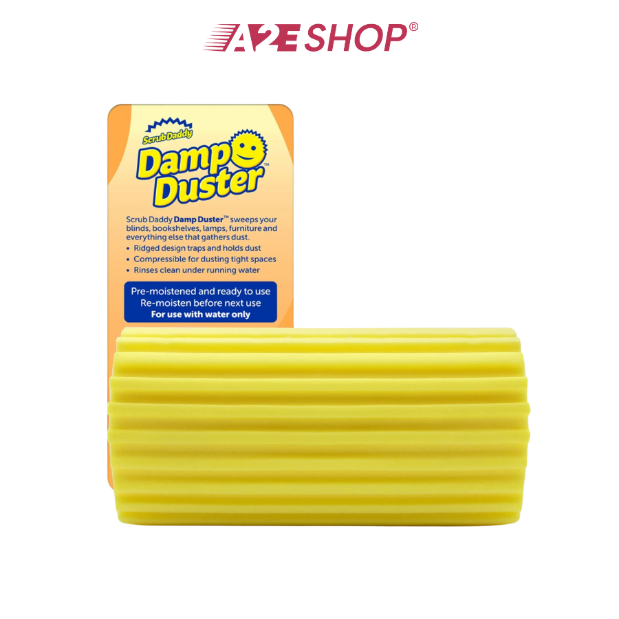 Miếng lau bụi Scrub Daddy – Hút sạch bụi mịn, dễ dàng xả sạch