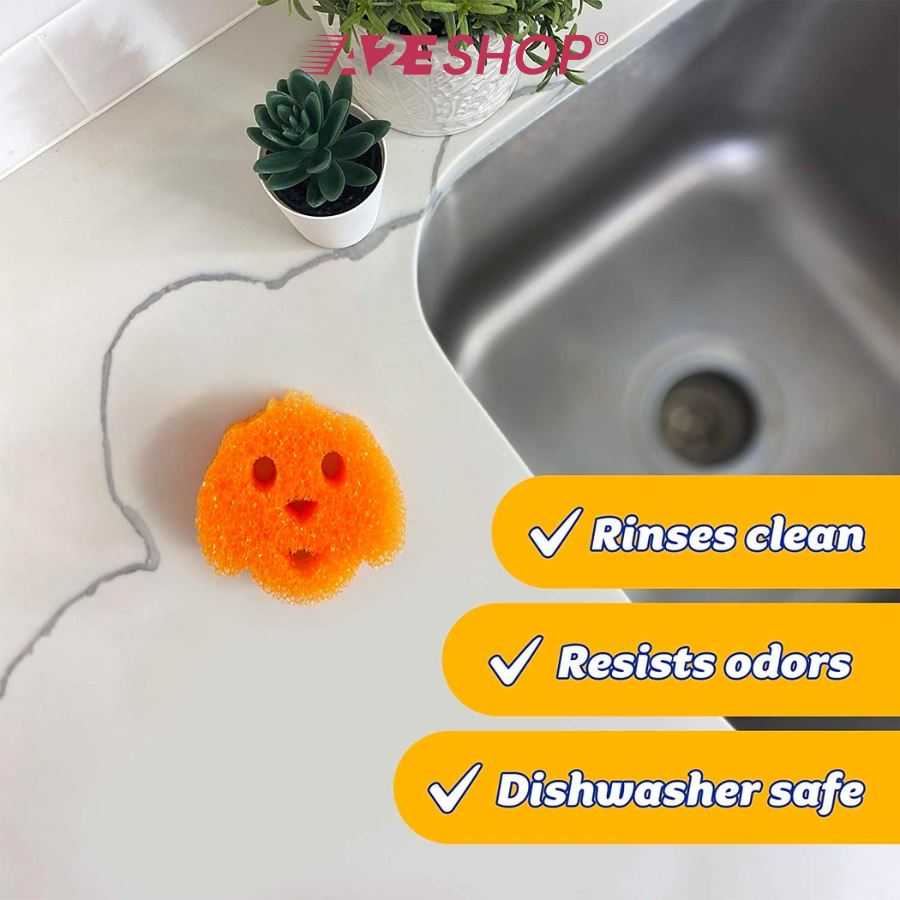 Scrub Daddy Dog/Cat Sponge – Special Edition, Cute Pet Design, Dual Texture
