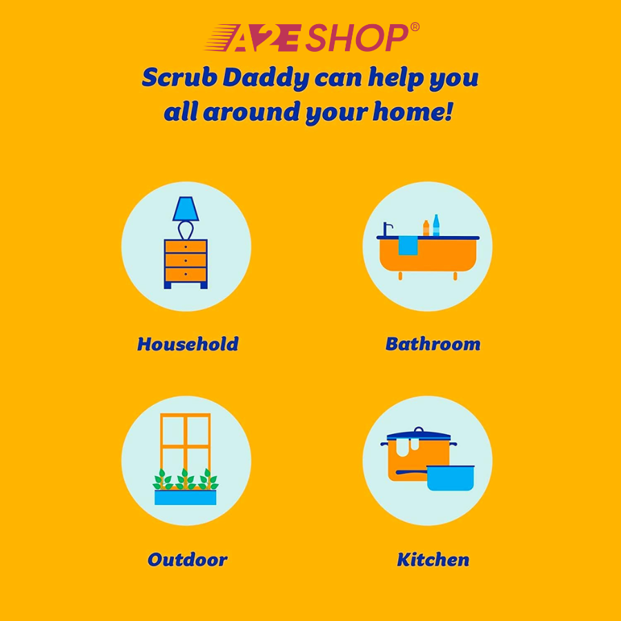 Scrub Daddy Dog/Cat Sponge – Special Edition, Cute Pet Design, Dual Texture