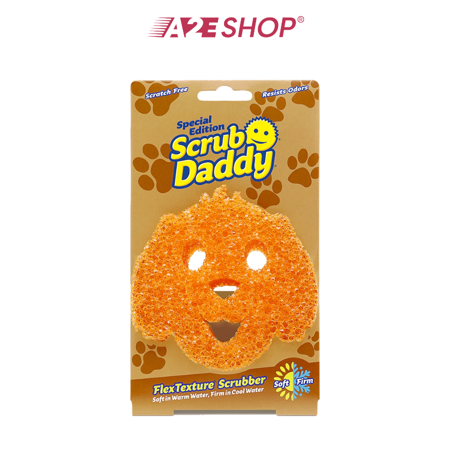 Scrub Daddy Dog/Cat Sponge – Special Edition, Cute Pet Design, Dual Texture