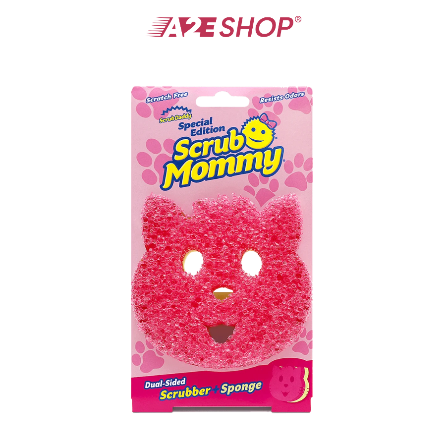 Scrub Daddy Dog/Cat Sponge – Special Edition, Cute Pet Design, Dual Texture