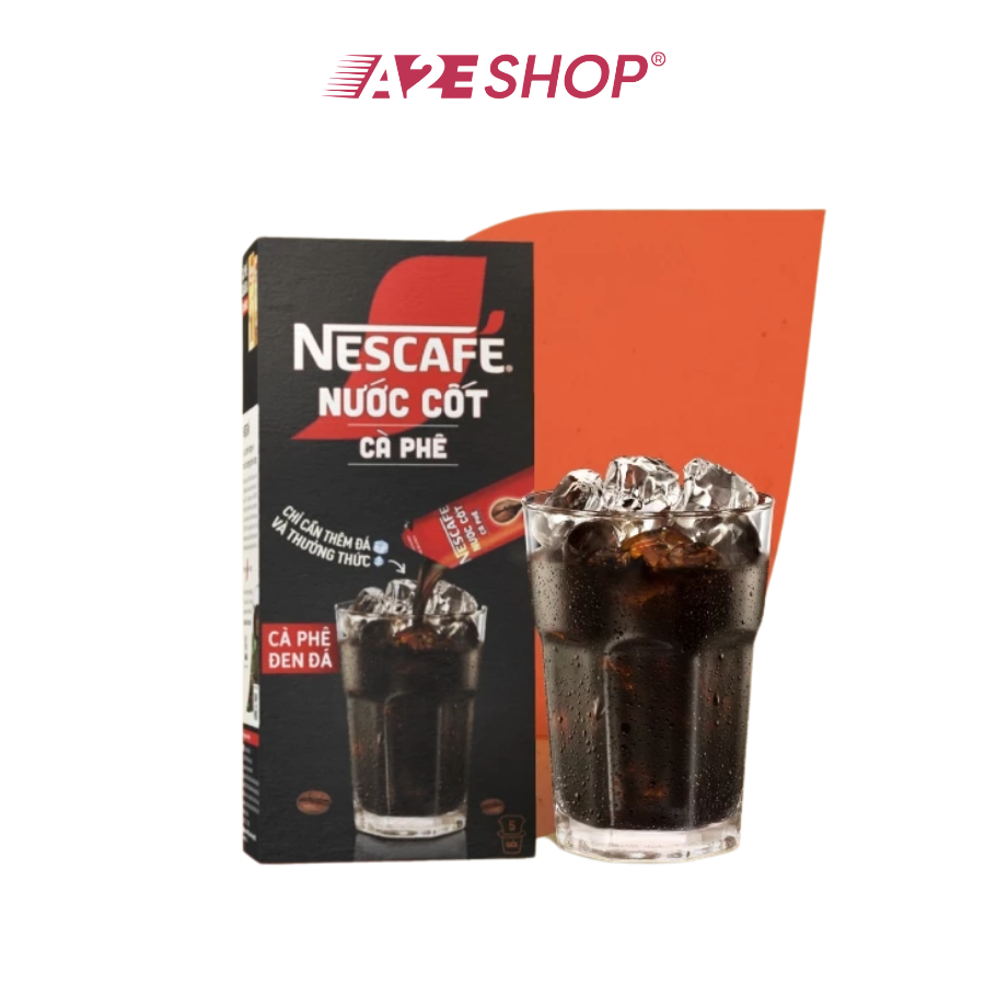 NESCAFÉ Coffee Concentrate - Cà phê đen đá (Hộp 5 gói)