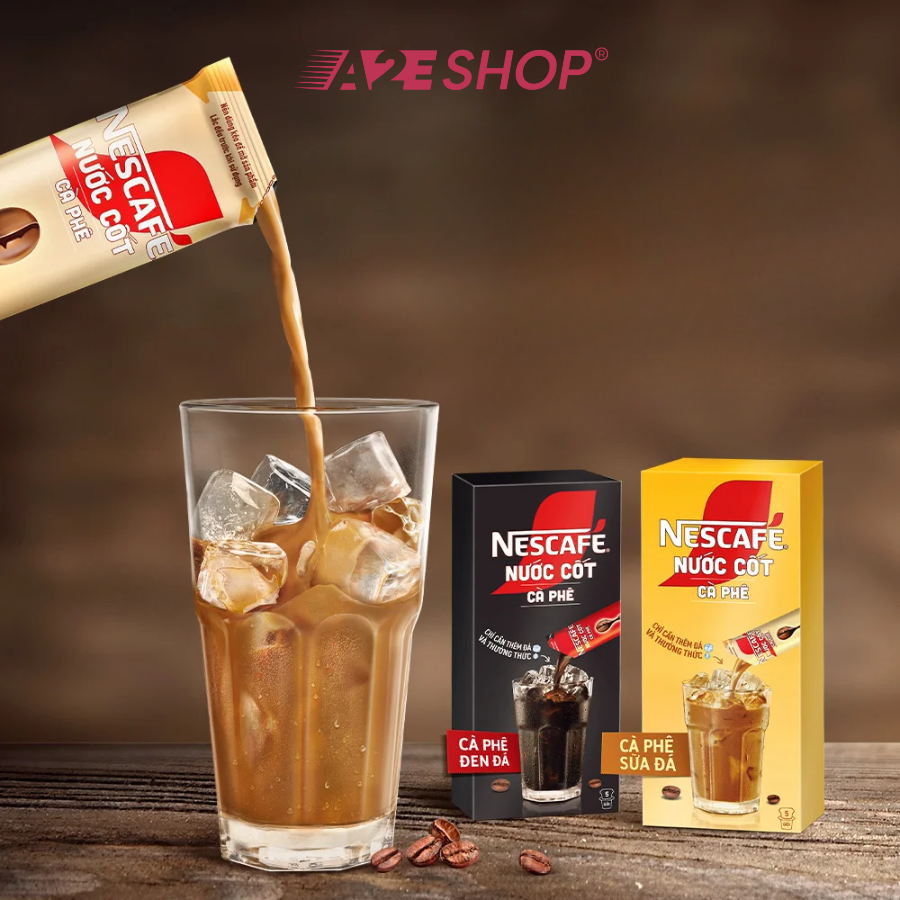 NESCAFÉ Coffee Concentrate - Cà phê đen đá (Hộp 5 gói)