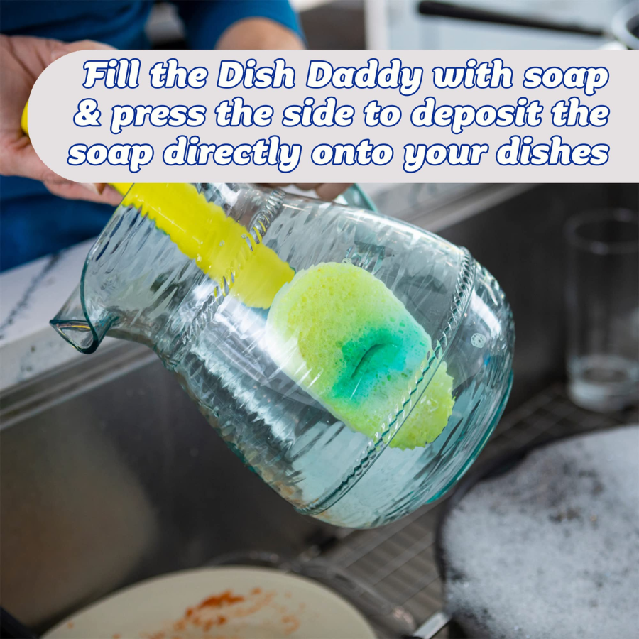 Dish Daddy – Chổi cọ đa năng cho bình sứ, cốc, đĩa