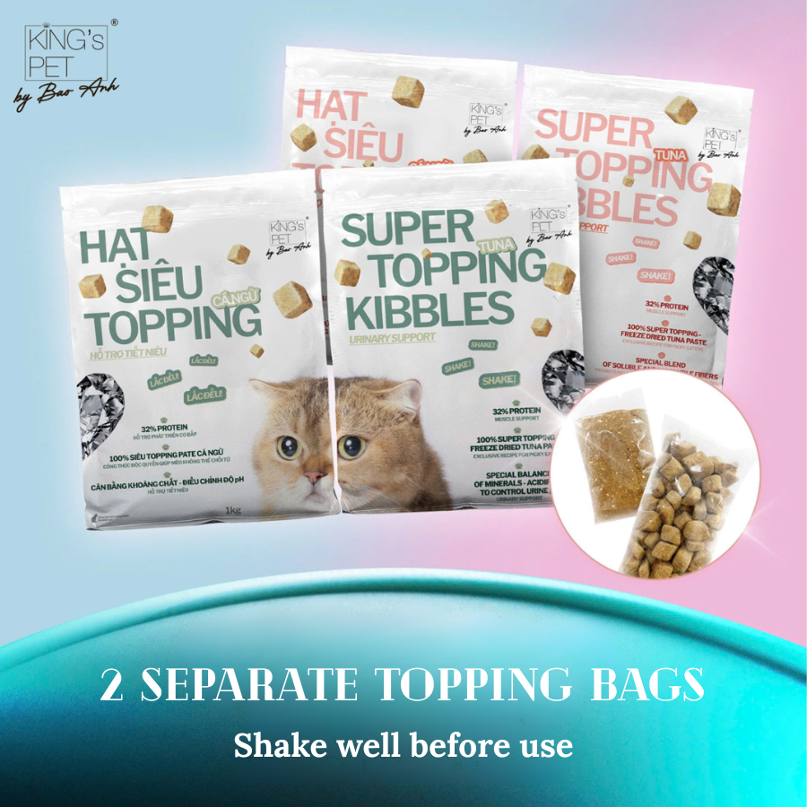 King’s Pet Super Topping Tuna – Hairball Care – 1kg