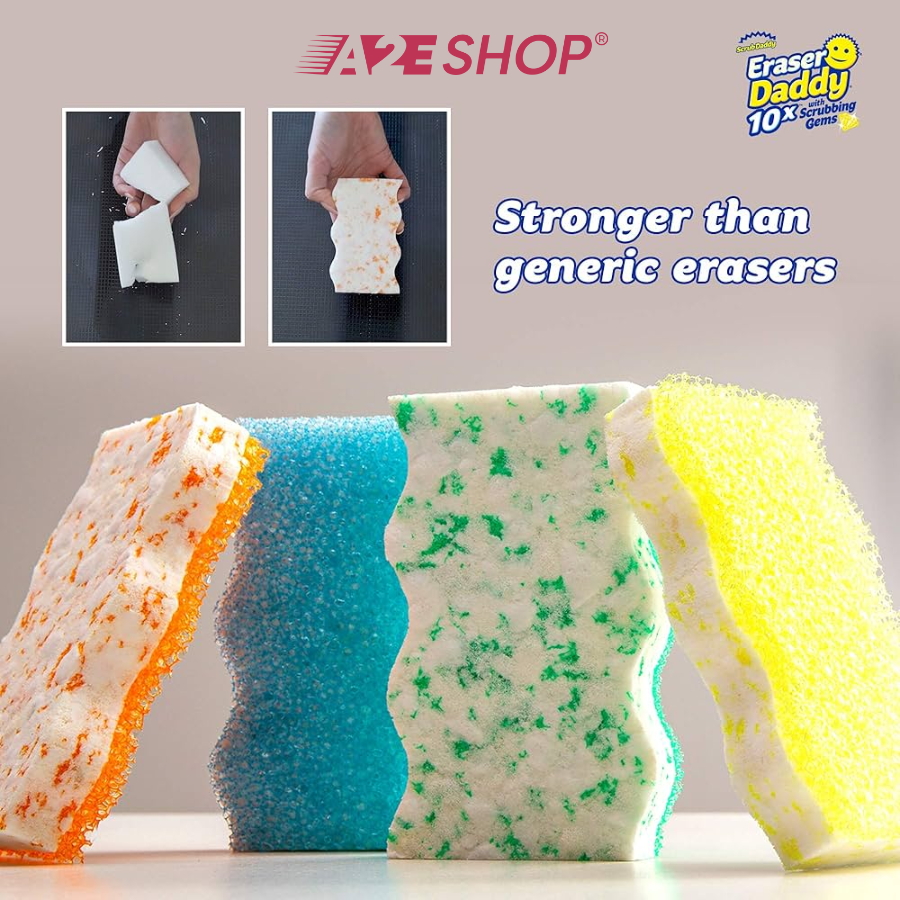 Eraser Daddy – Multi-Surface Scrubber for Walls & Glass