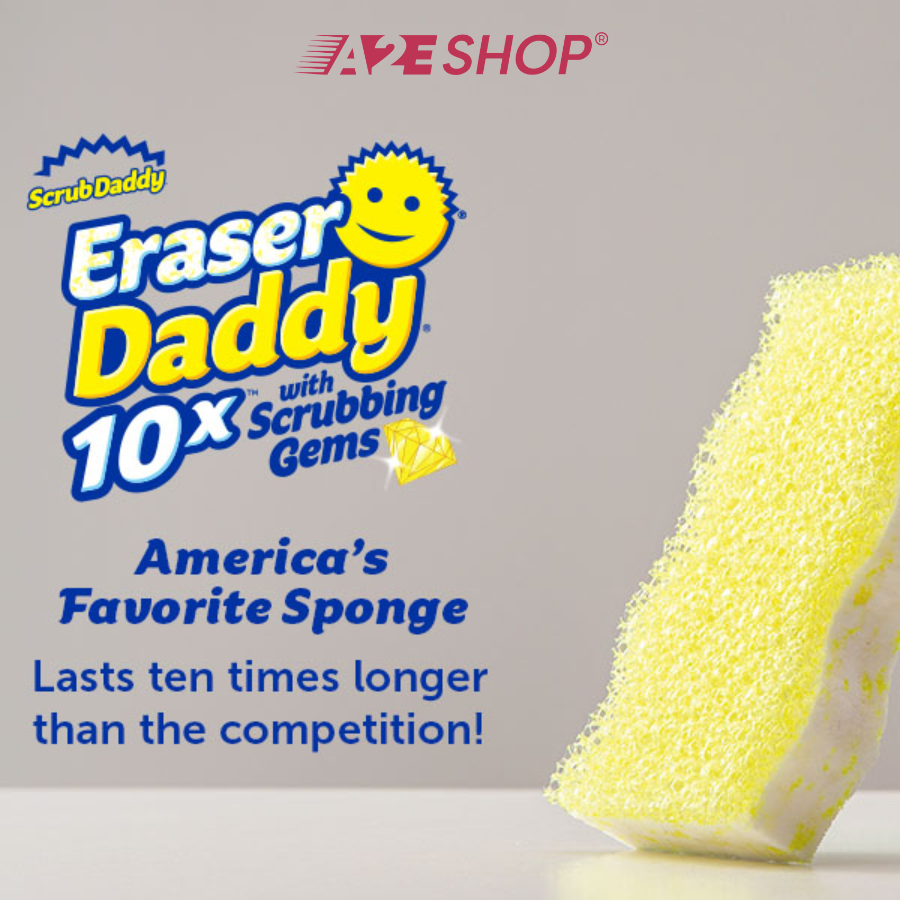 Eraser Daddy – Multi-Surface Scrubber for Walls & Glass