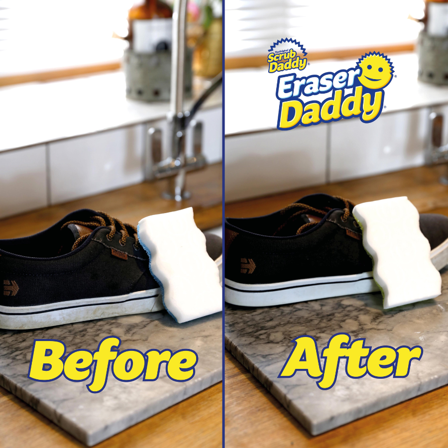 Eraser Daddy – Multi-Surface Scrubber for Walls & Glass