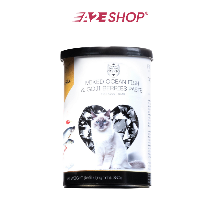 Pate đóng hộp King's Pet – Hỗn hợp cá và kỷ tử – 380g