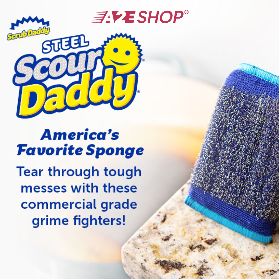 Scour Daddy Steel – Heavy-Duty Scrubber with ArmorTec® Mesh