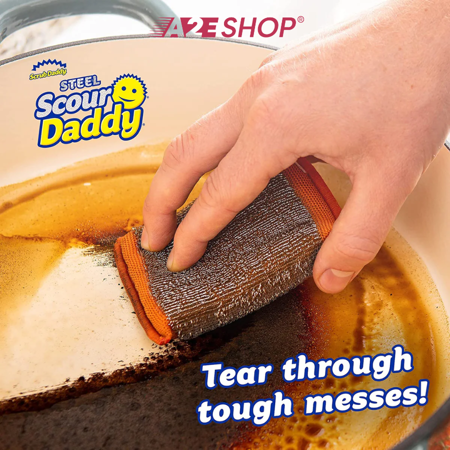 Scour Daddy Steel – Heavy-Duty Scrubber with ArmorTec® Mesh