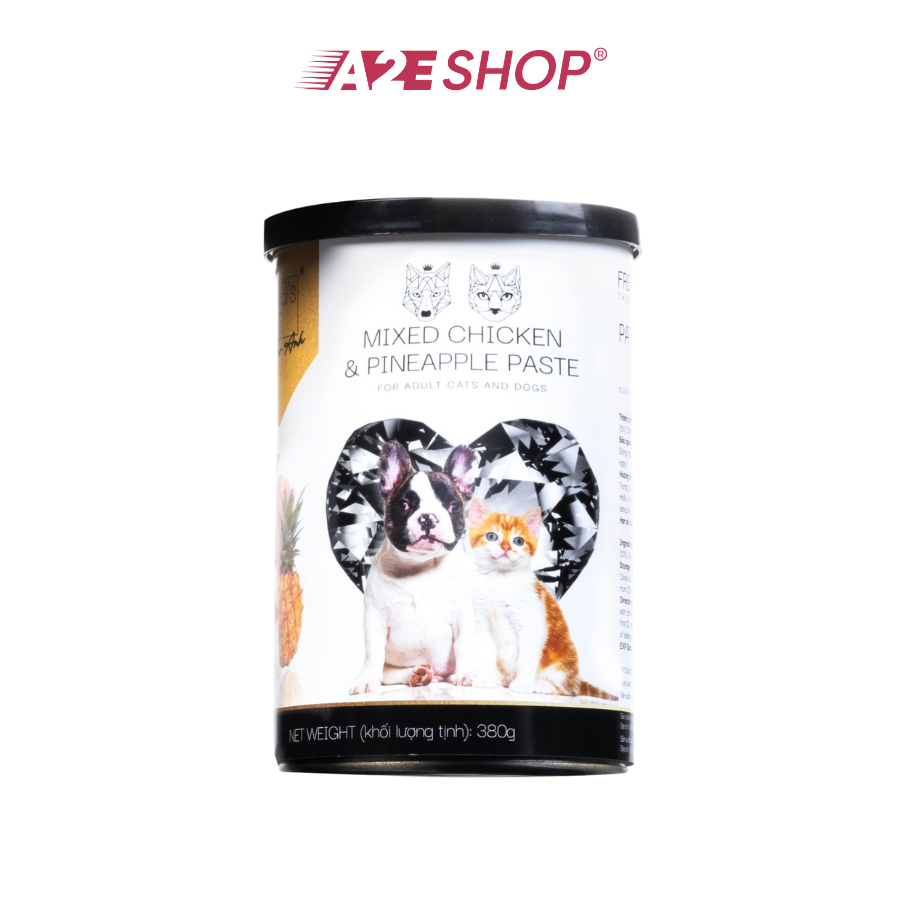Pate đóng hộp King's Pet – Gà &amp; Dứa – 380g