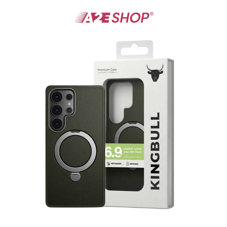 Mipow Qi2 Ring Stand Lux 2-in-1 Case – Galaxy S25 Ultra 6.9" (MLCS25U)