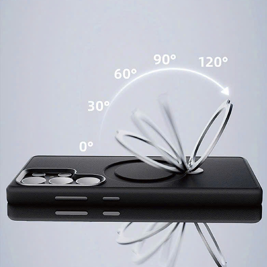 Mipow Qi2 Ring Stand Lux 2-in-1 Case – Galaxy S25 Ultra 6.9" (MLCS25U)