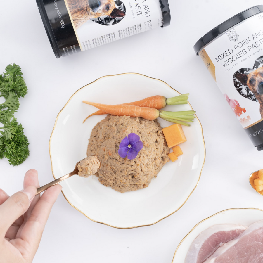 Pate đóng hộp King's Pet – Thịt heo và rau củ – 380g