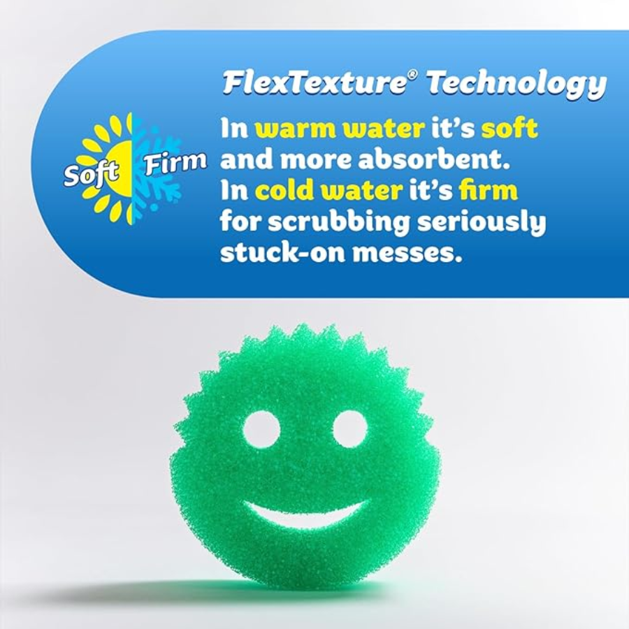 Scrub Daddy Colored Sponge – Special Edition, Dual Sided