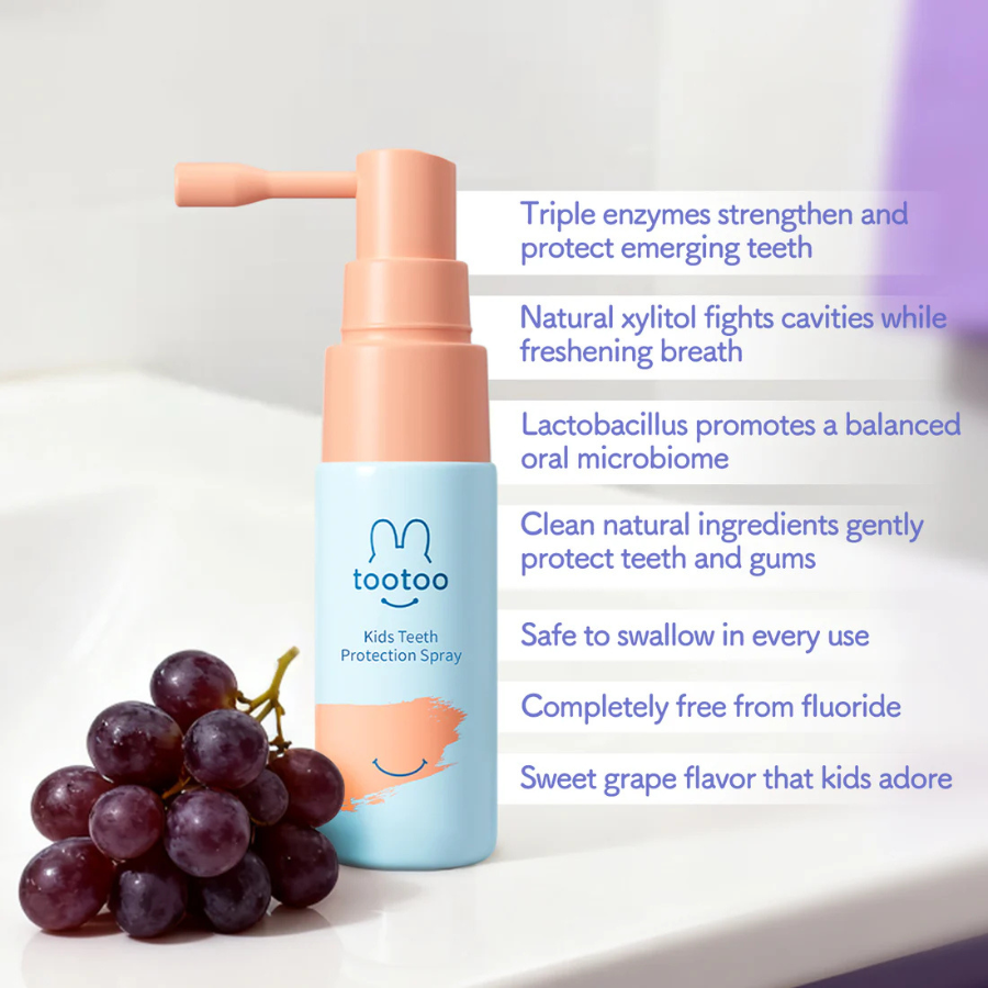 TooToo Kids Oral Spray – Grape Flavor, Safe for Newborns to Children