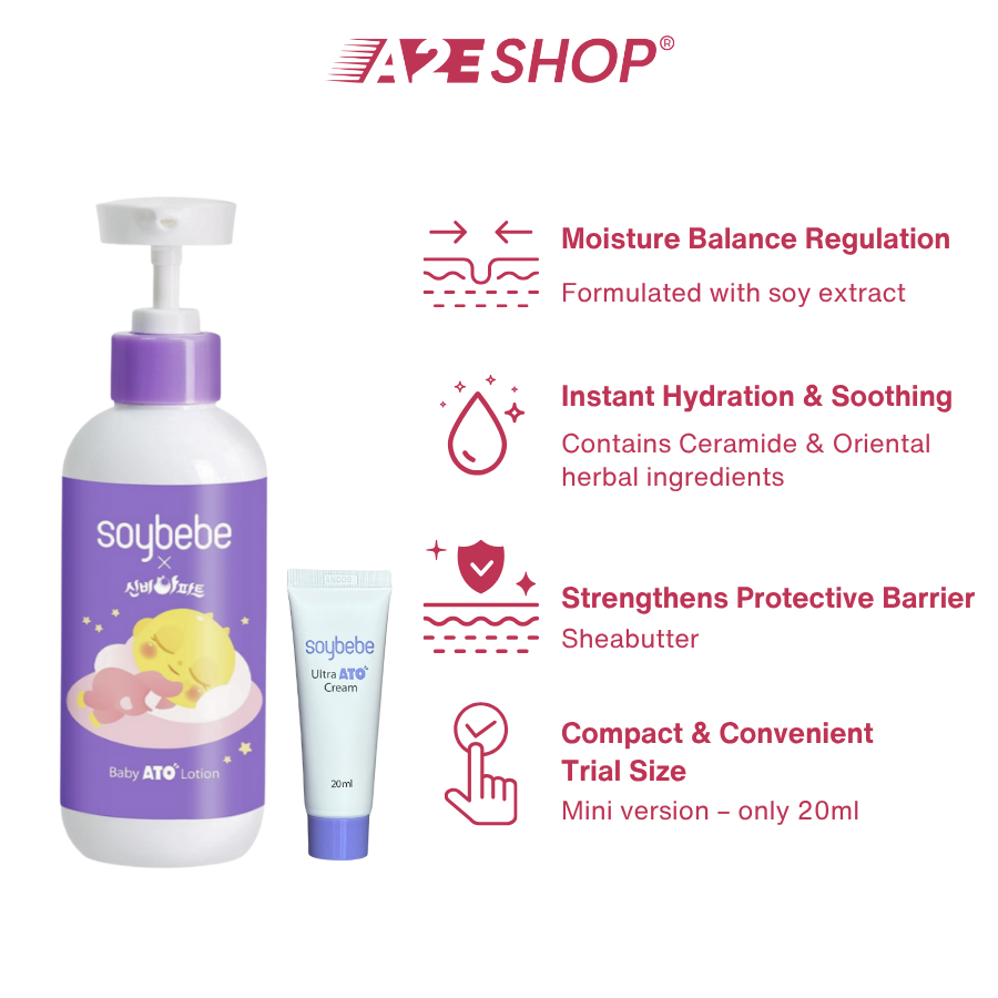 Kem dưỡng ẩm dịu nhẹ cho bé Soybebe Baby – 20ml