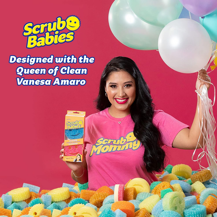 Scrub Babies Mini Sponges – Set of 2