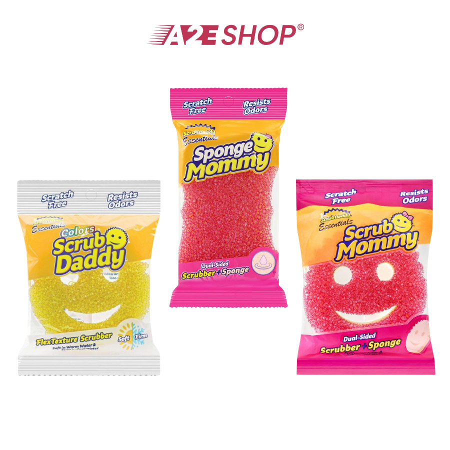 Scrub Daddy/Mommy Sponge – Original Dual-Sided Smile Sponge