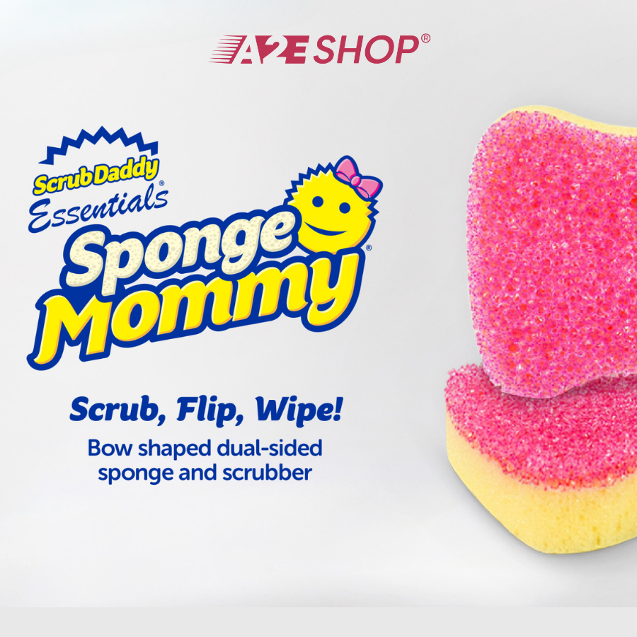 Scrub Daddy/Mommy Sponge – Original Dual-Sided Smile Sponge