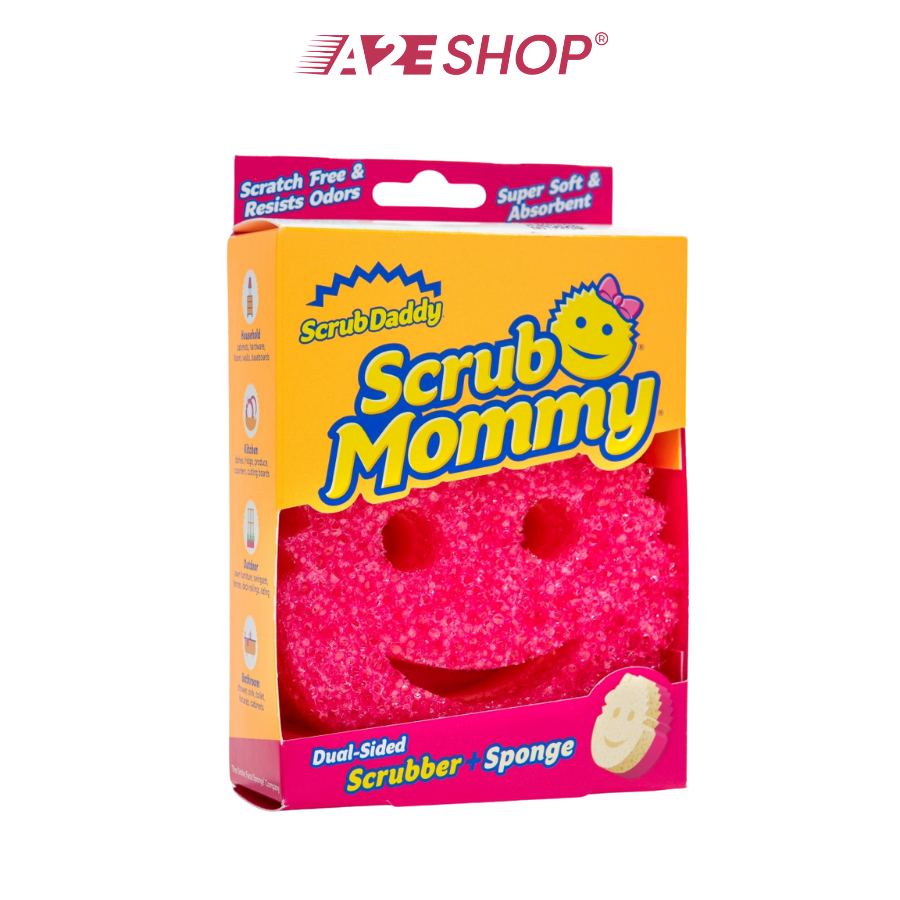 Scrub Mommy Pink Dual-Sided Sponge