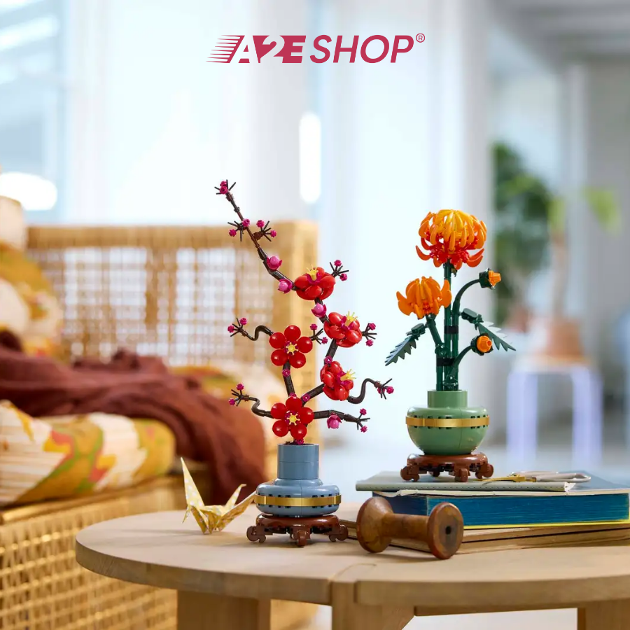 LEGO Icons Plum Blossom – 430 Pieces Botanical Collection