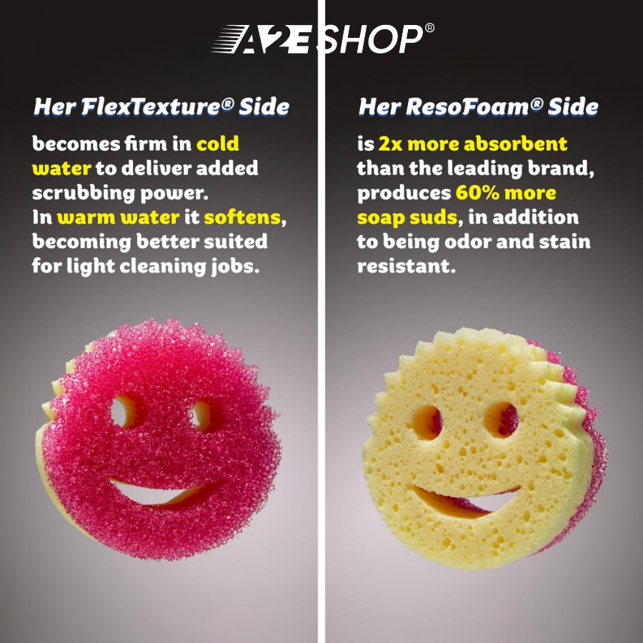 Scrub Mommy Pink Dual-Sided Sponge